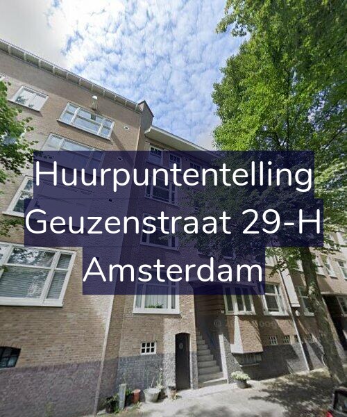 Foto gevel Huurpuntentelling voor Geuzenstraat 29-H, Amsterdam