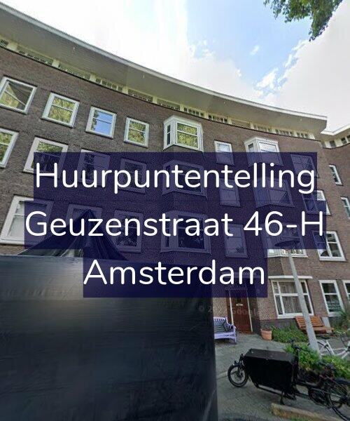Foto gevel Huurpuntentelling voor Geuzenstraat 46-H, Amsterdam