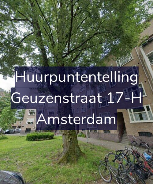 Foto gevel Huurpuntentelling voor Geuzenstraat 17-H, Amsterdam