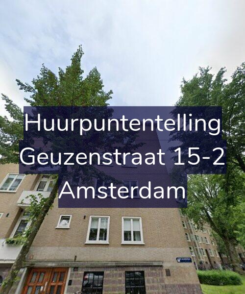 Foto gevel Huurpuntentelling voor Geuzenstraat 15-2, Amsterdam