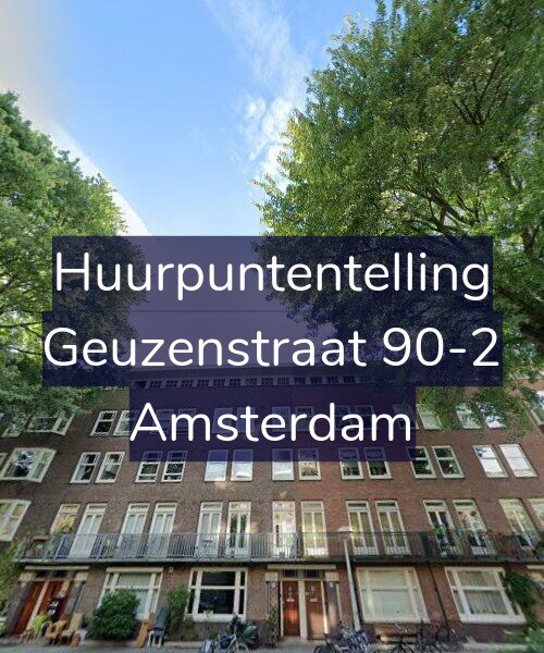 Foto gevel Huurpuntentelling voor Geuzenstraat 90-2, Amsterdam