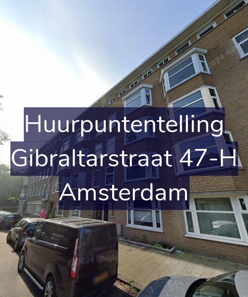 Foto gevel Huurpuntentelling voor Gibraltarstraat 47-H, Amsterdam