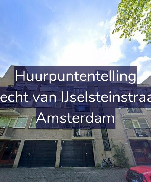 Foto gevel Huurpuntentelling voor Gijsbrecht van IJselsteinstraat 215, Amsterdam