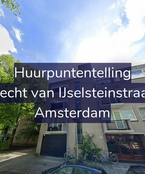 Foto gevel Huurpuntentelling voor Gijsbrecht van IJselsteinstraat 201, Amsterdam