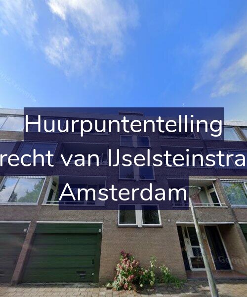 Foto gevel Huurpuntentelling voor Gijsbrecht van IJselsteinstraat 83, Amsterdam