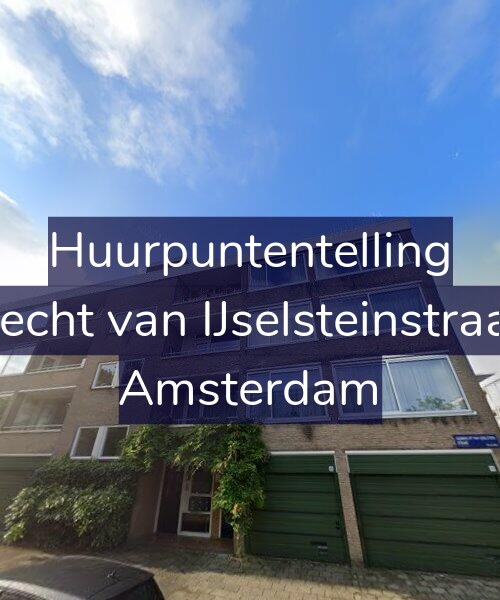 Foto gevel Huurpuntentelling voor Gijsbrecht van IJselsteinstraat 125, Amsterdam