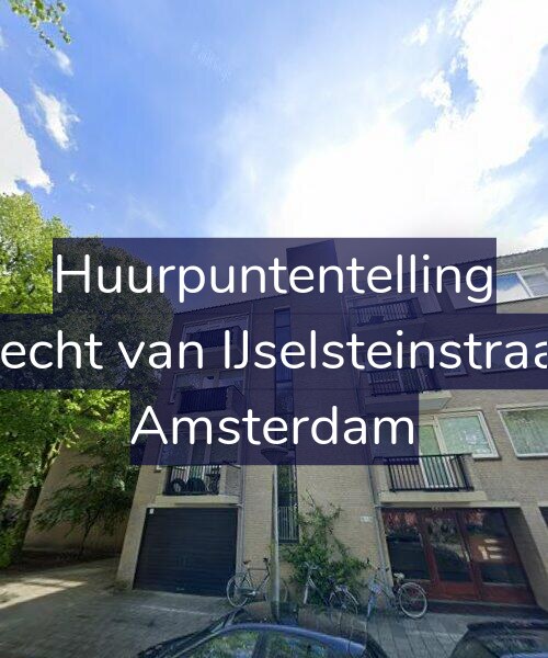 Foto gevel Huurpuntentelling voor Gijsbrecht van IJselsteinstraat 203, Amsterdam