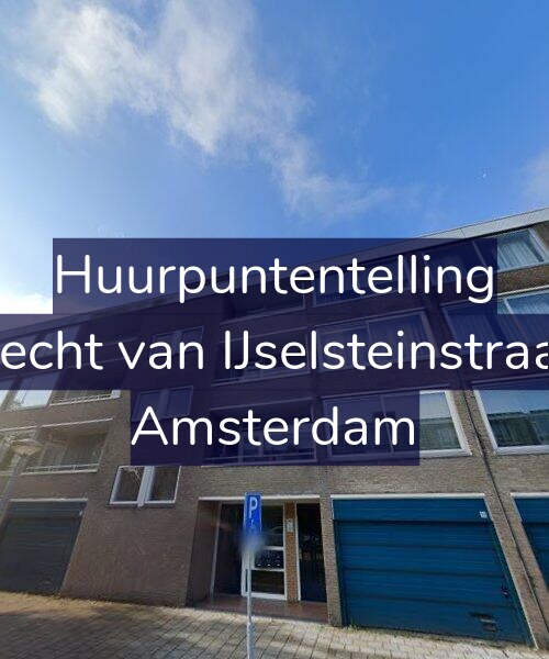 Foto gevel Huurpuntentelling voor Gijsbrecht van IJselsteinstraat 147, Amsterdam