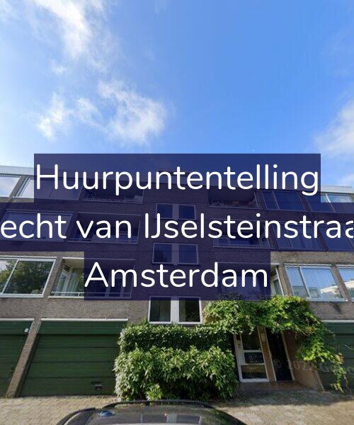Foto gevel Huurpuntentelling voor Gijsbrecht van IJselsteinstraat 115, Amsterdam