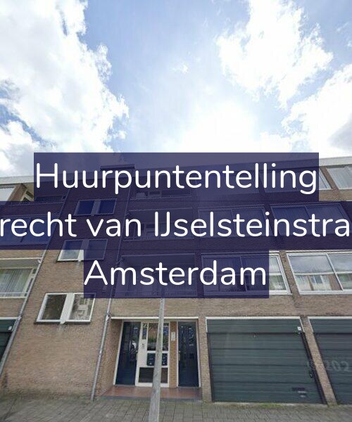 Foto gevel Huurpuntentelling voor Gijsbrecht van IJselsteinstraat 25, Amsterdam