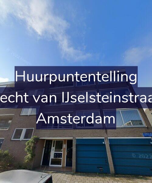 Foto gevel Huurpuntentelling voor Gijsbrecht van IJselsteinstraat 185, Amsterdam