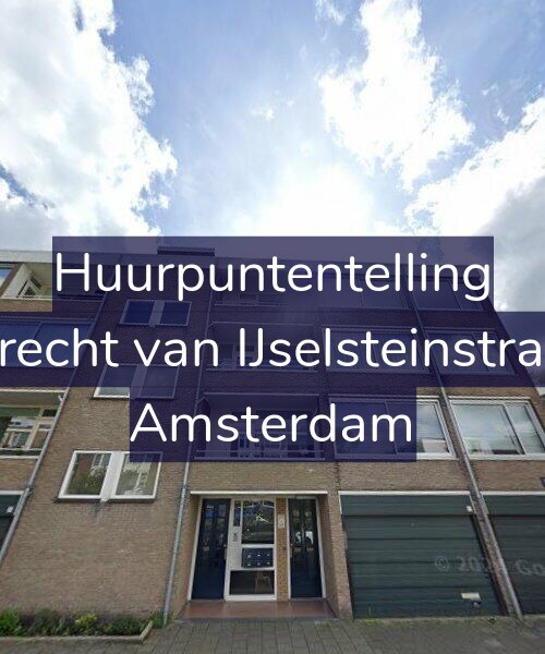 Foto gevel Huurpuntentelling voor Gijsbrecht van IJselsteinstraat 59, Amsterdam