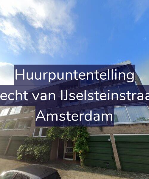 Foto gevel Huurpuntentelling voor Gijsbrecht van IJselsteinstraat 121, Amsterdam