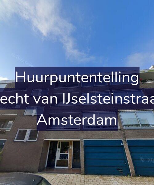 Foto gevel Huurpuntentelling voor Gijsbrecht van IJselsteinstraat 167, Amsterdam