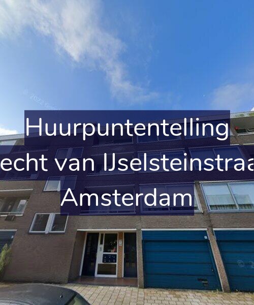 Foto gevel Huurpuntentelling voor Gijsbrecht van IJselsteinstraat 165, Amsterdam