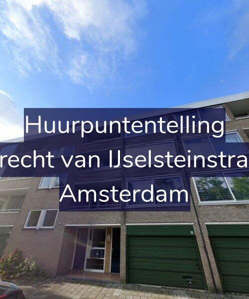 Foto gevel Huurpuntentelling voor Gijsbrecht van IJselsteinstraat 89, Amsterdam