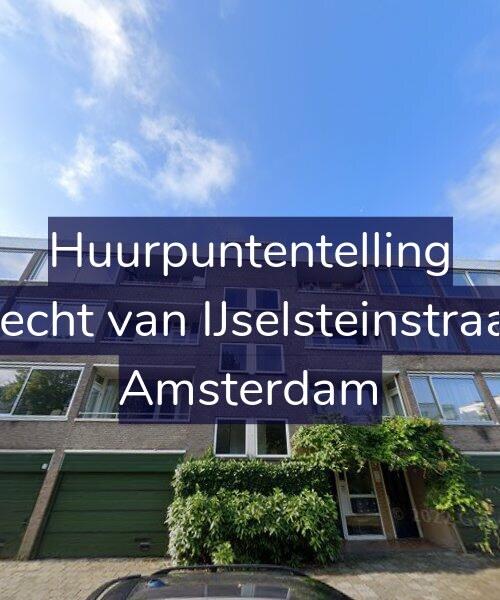 Foto gevel Huurpuntentelling voor Gijsbrecht van IJselsteinstraat 117, Amsterdam