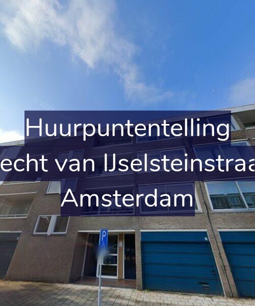 Foto gevel Huurpuntentelling voor Gijsbrecht van IJselsteinstraat 151, Amsterdam