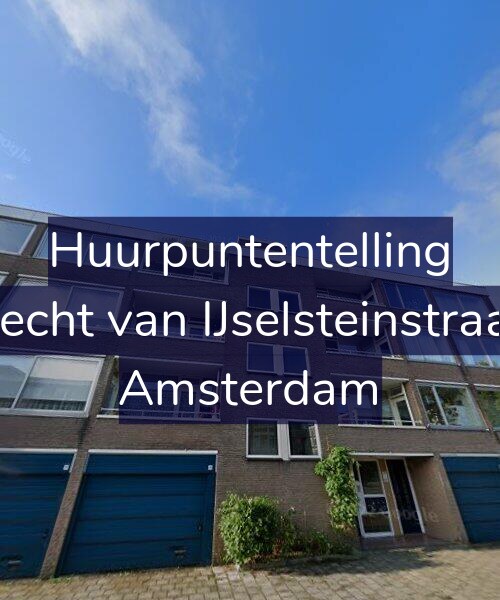 Foto gevel Huurpuntentelling voor Gijsbrecht van IJselsteinstraat 181, Amsterdam