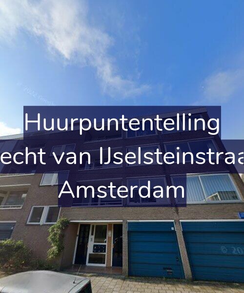 Foto gevel Huurpuntentelling voor Gijsbrecht van IJselsteinstraat 187, Amsterdam
