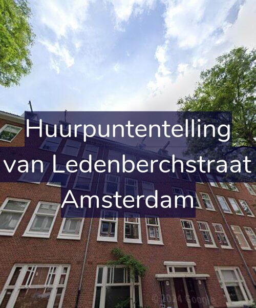 Foto gevel Huurpuntentelling voor Gillis van Ledenberchstraat 29-3, Amsterdam