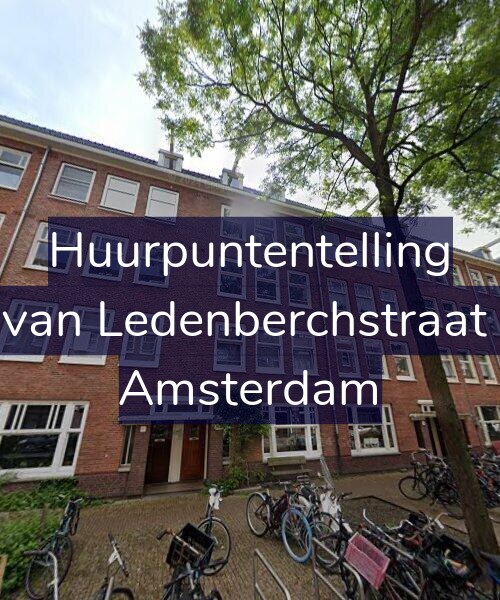 Foto gevel Huurpuntentelling voor Gillis van Ledenberchstraat 39-H, Amsterdam