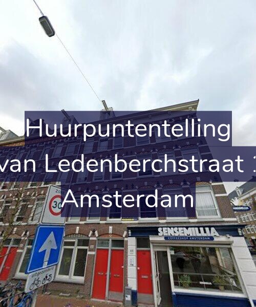 Foto gevel Huurpuntentelling voor Gillis van Ledenberchstraat 133-2, Amsterdam