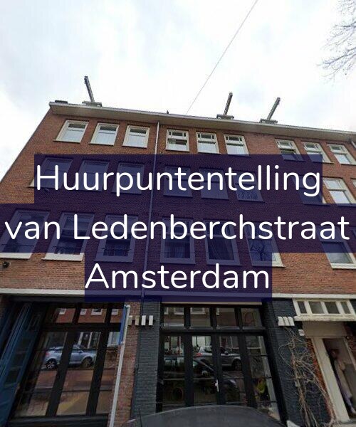 Foto gevel Huurpuntentelling voor Gillis van Ledenberchstraat 58-2, Amsterdam