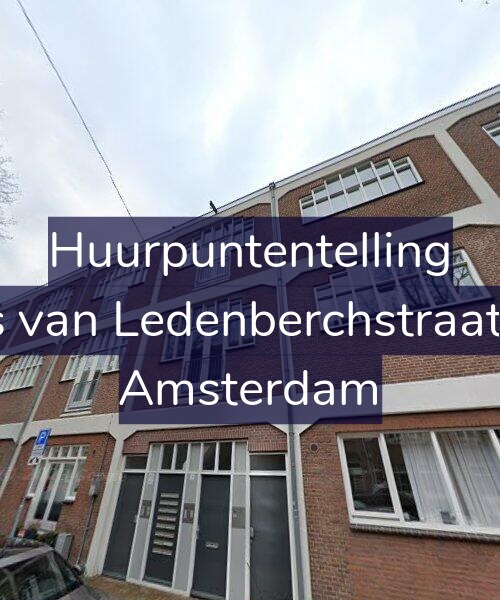 Foto gevel Huurpuntentelling voor Gillis van Ledenberchstraat 4-G, Amsterdam