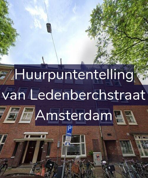 Foto gevel Huurpuntentelling voor Gillis van Ledenberchstraat 51-4, Amsterdam