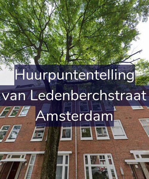 Foto gevel Huurpuntentelling voor Gillis van Ledenberchstraat 23-3, Amsterdam
