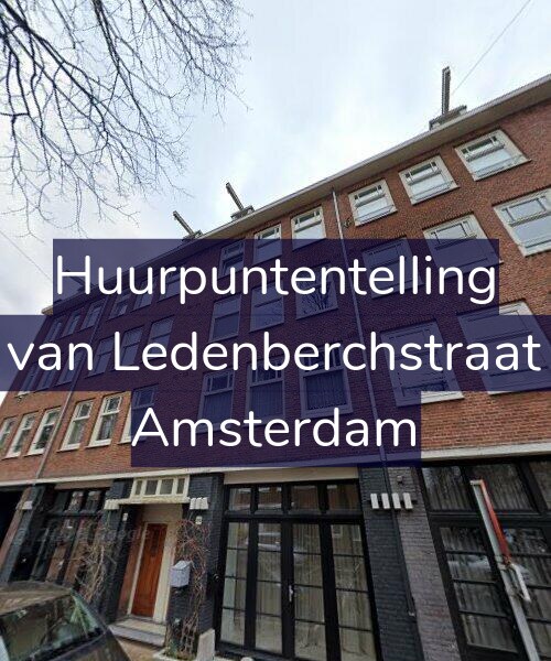 Foto gevel Huurpuntentelling voor Gillis van Ledenberchstraat 56-1, Amsterdam