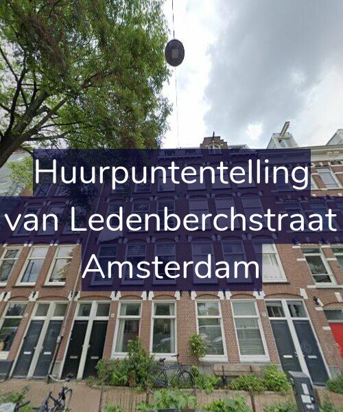 Foto gevel Huurpuntentelling voor Gillis van Ledenberchstraat 95-1, Amsterdam