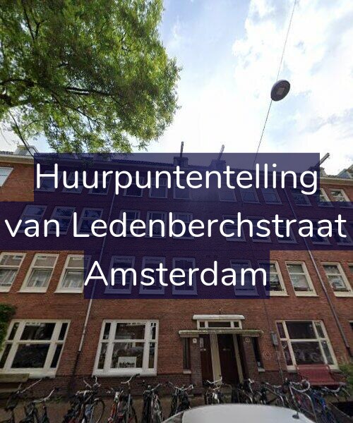 Foto gevel Huurpuntentelling voor Gillis van Ledenberchstraat 41-1, Amsterdam