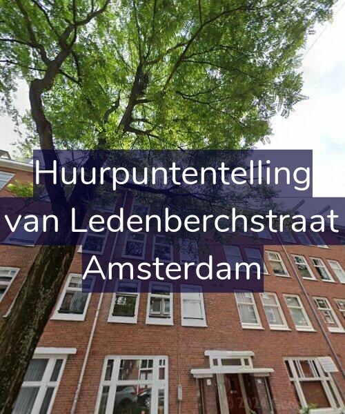 Foto gevel Huurpuntentelling voor Gillis van Ledenberchstraat 25-2, Amsterdam