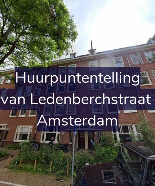 Foto gevel Huurpuntentelling voor Gillis van Ledenberchstraat 33-H, Amsterdam
