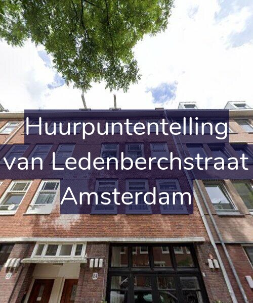 Foto gevel Huurpuntentelling voor Gillis van Ledenberchstraat 24-2, Amsterdam
