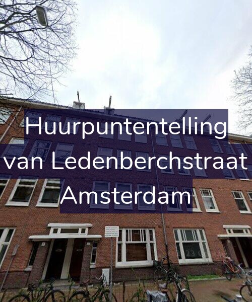 Foto gevel Huurpuntentelling voor Gillis van Ledenberchstraat 27-3, Amsterdam