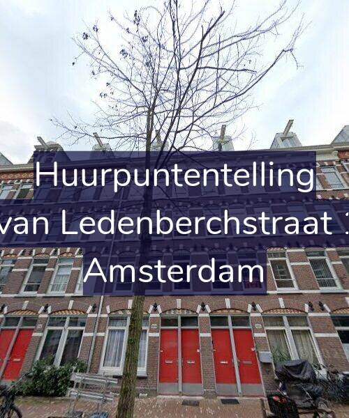 Foto gevel Huurpuntentelling voor Gillis van Ledenberchstraat 109-3, Amsterdam