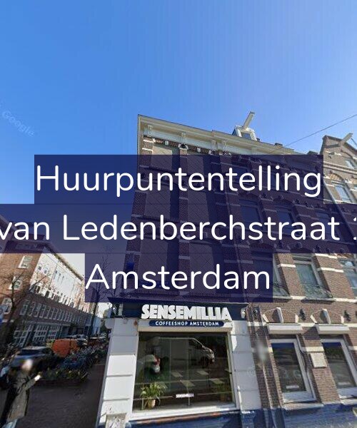 Foto gevel Huurpuntentelling voor Gillis van Ledenberchstraat 135-2, Amsterdam