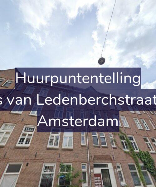 Foto gevel Huurpuntentelling voor Gillis van Ledenberchstraat 9-3, Amsterdam