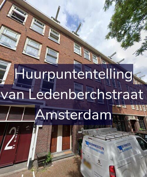 Foto gevel Huurpuntentelling voor Gillis van Ledenberchstraat 32-H, Amsterdam