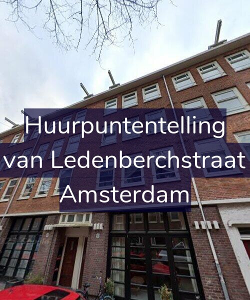 Foto gevel Huurpuntentelling voor Gillis van Ledenberchstraat 40-3, Amsterdam