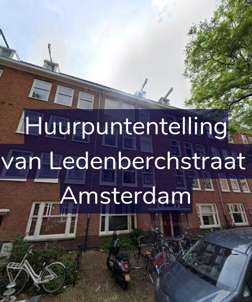 Foto gevel Huurpuntentelling voor Gillis van Ledenberchstraat 29-H, Amsterdam