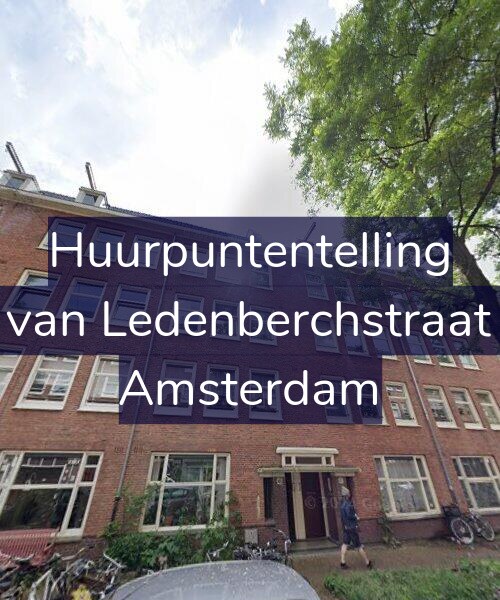 Foto gevel Huurpuntentelling voor Gillis van Ledenberchstraat 45-4, Amsterdam