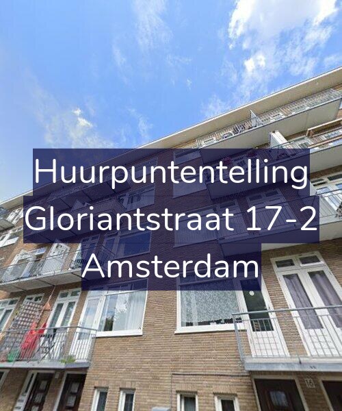 Foto gevel Huurpuntentelling voor Gloriantstraat 17-2, Amsterdam