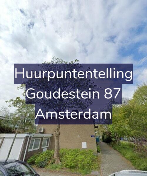 Foto gevel Huurpuntentelling voor Goudestein 87, Amsterdam