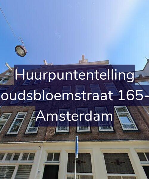 Foto gevel Huurpuntentelling voor Goudsbloemstraat 165-3, Amsterdam
