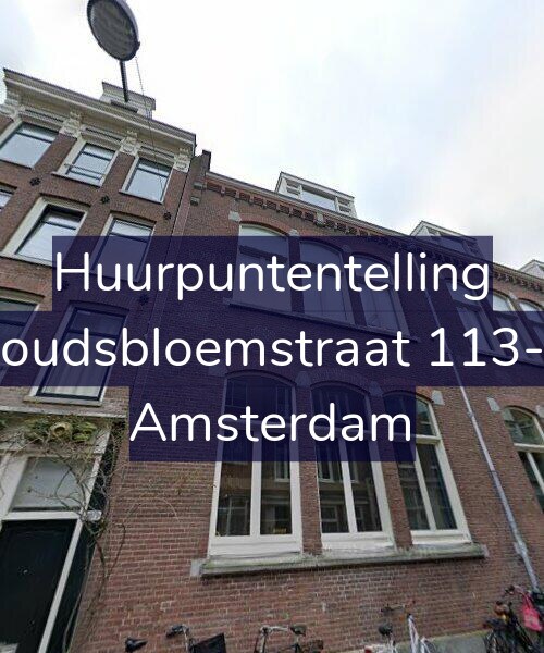 Foto gevel Huurpuntentelling voor Goudsbloemstraat 113-C, Amsterdam