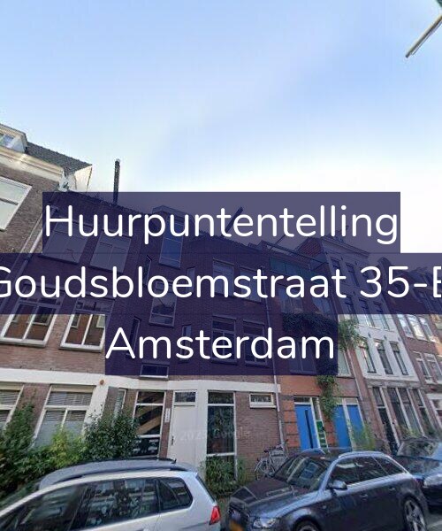 Foto gevel Huurpuntentelling voor Goudsbloemstraat 35-B, Amsterdam